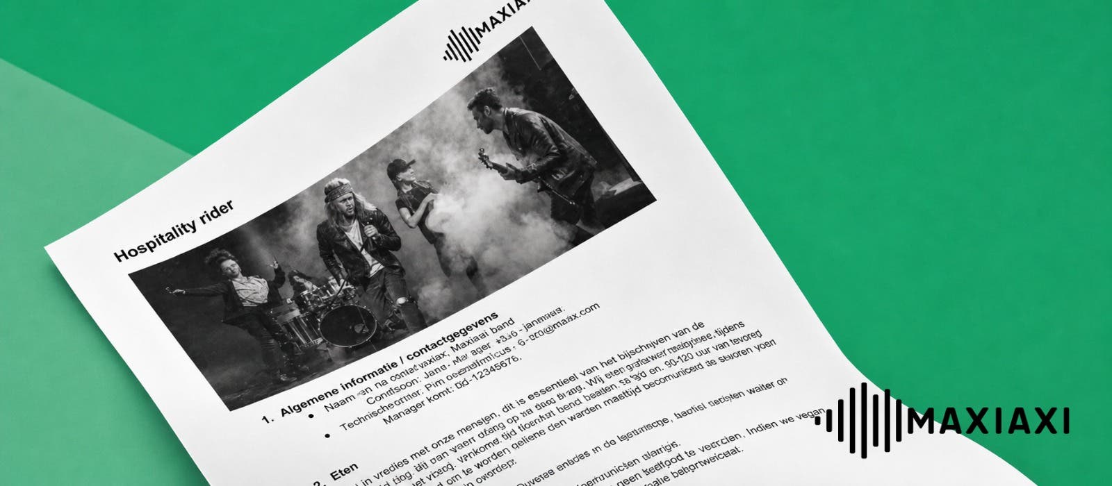Hospitality rider: hier moet het aan voldoen!