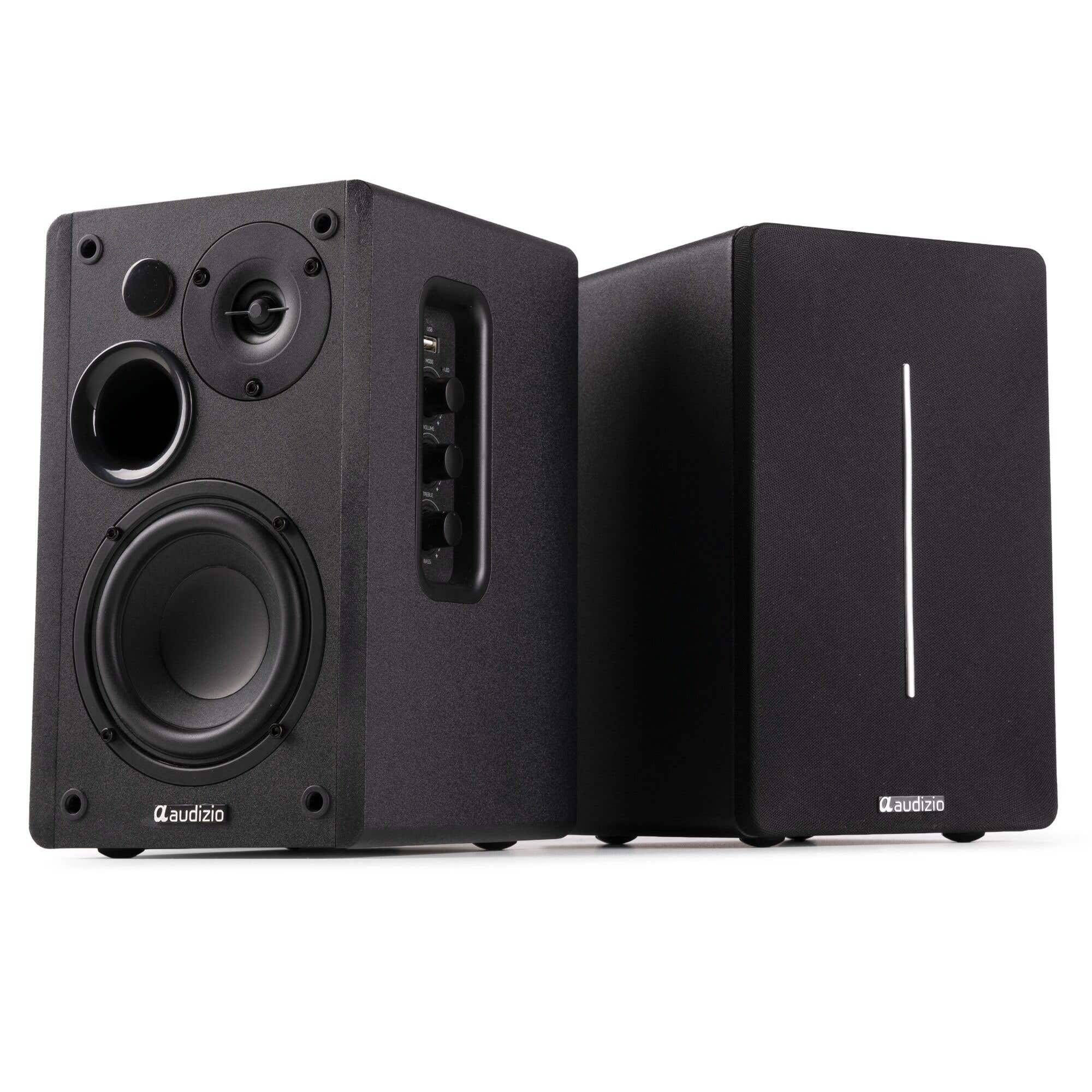 Retourdeal - Audizio KS01B HiFi speaker set - Boekenplank speakers - Met Bluetooth - 120W - Zwart