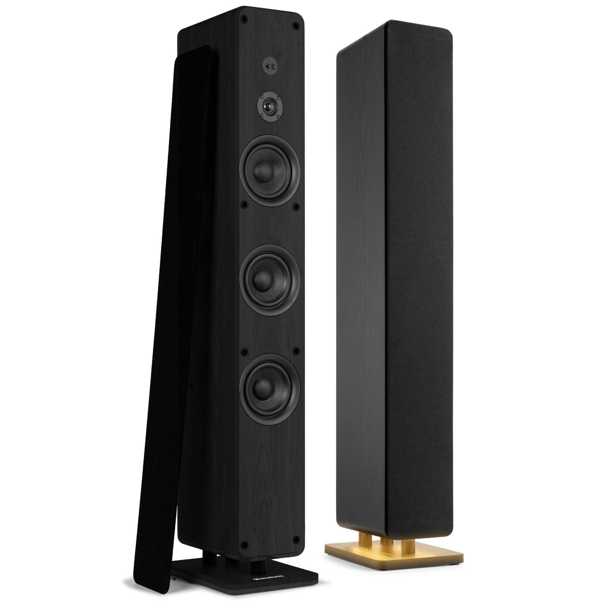 Audizio Arco actieve speakerset - HiFi speakers met draadloze stereo pairing - 320W - Zwart