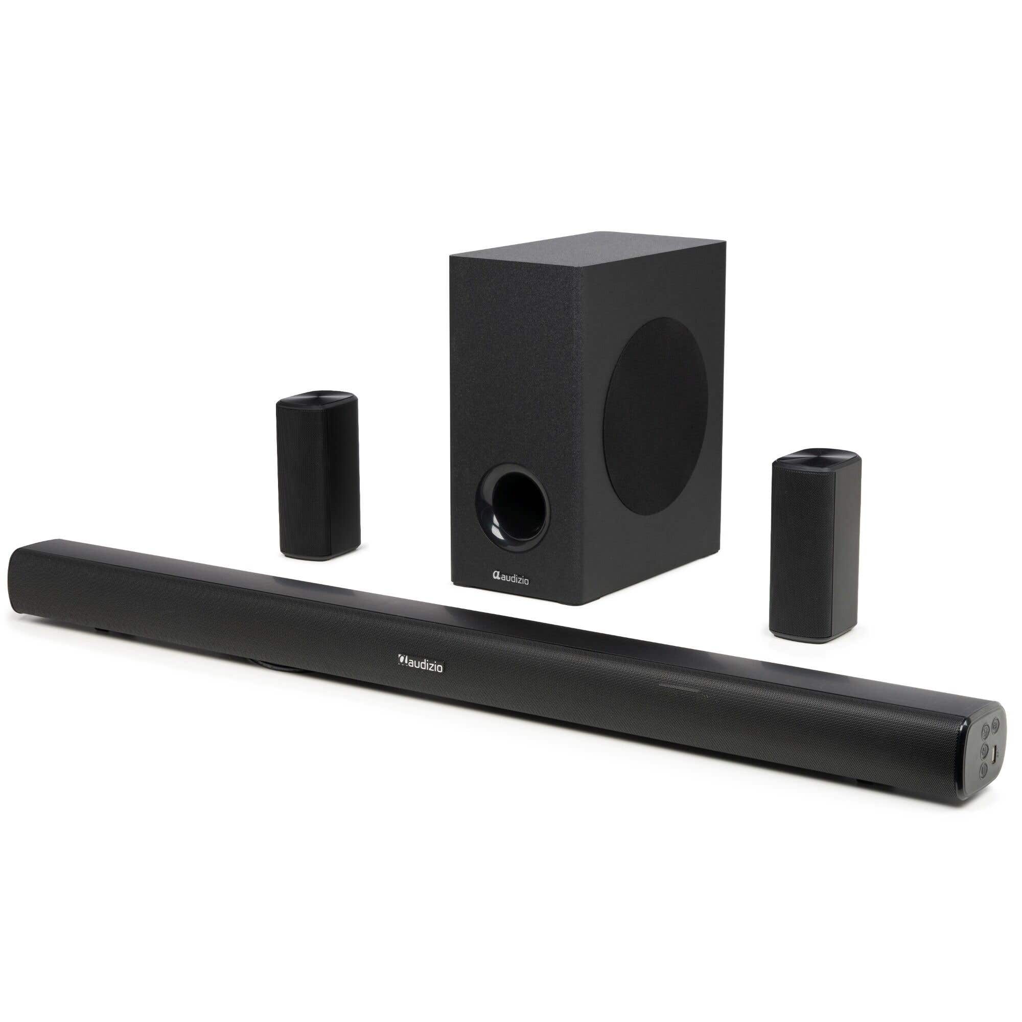 Audizio SB100 Soundbar met subwoofer en 2 surround speakers - 5.1 surround set - HDMI-ARC - 160W