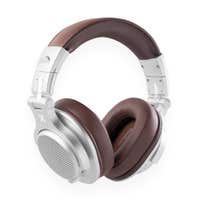 Retourdeal - Vonyx HDX120WSN DJ koptelefoon draadloos - Over ear koptelefoon met Bluetooth - Aluminium