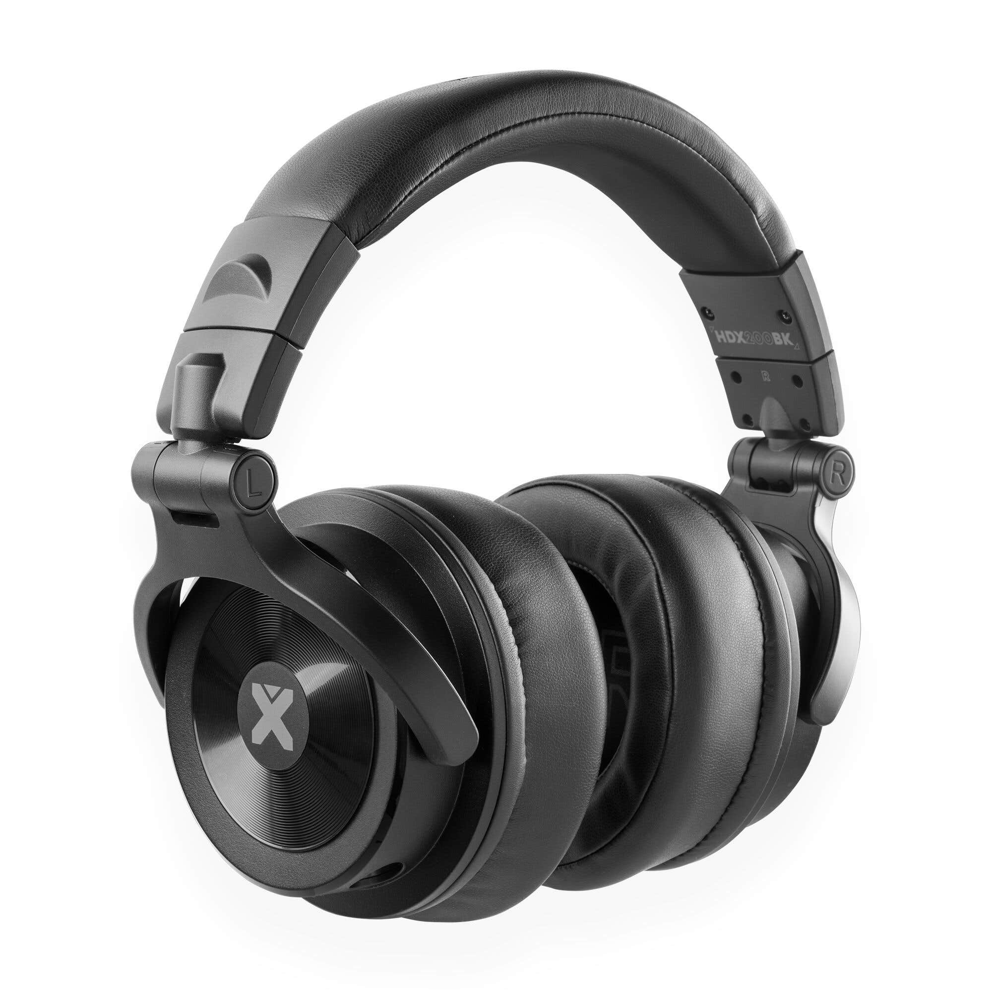 Retourdeal - Vonyx HDX200BK DJ koptelefoon premium - Over ear koptelefoon - Studio koptelefoon - Zwart 