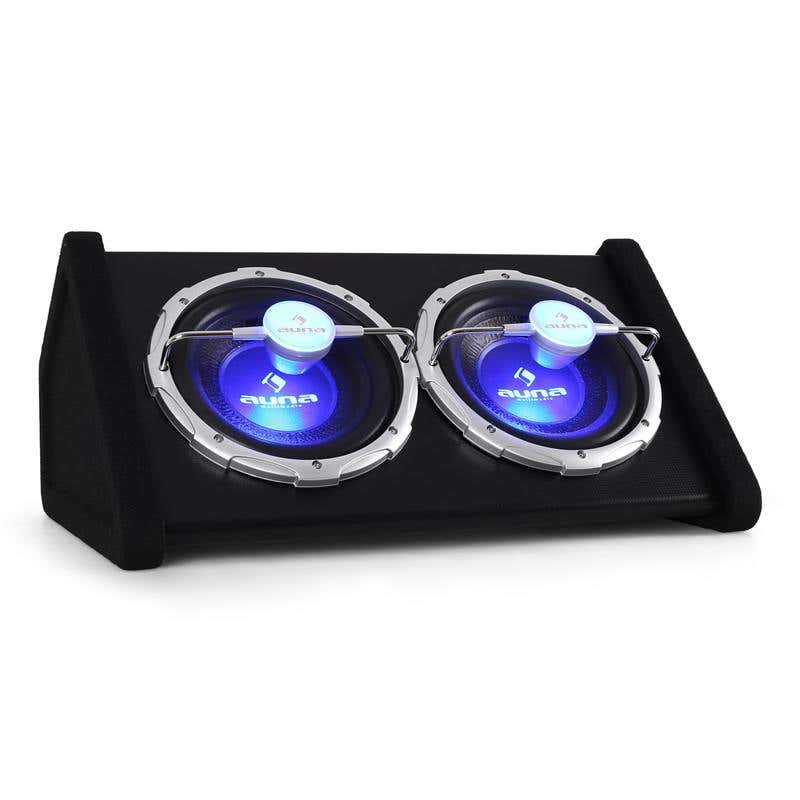 Auna 2E Keus 2X 10 Auto Subwoofer 1600 Watt Met Lichteffect auna kopen in de aanbieding Auna 2E Keus 2X 10 Auto Subwoofer 1600 Watt Met Lichteffect auna kopen in de aanbieding
