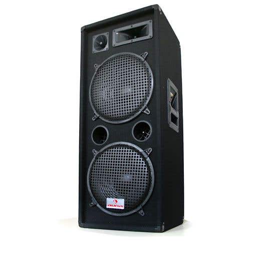 PA Luidspreker Box 2 x 12