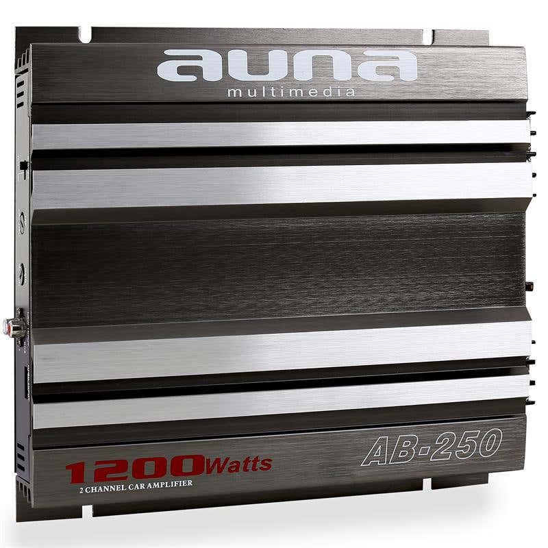 Auna AB-250 1200 Watt 2-kanaals brugbare versterker