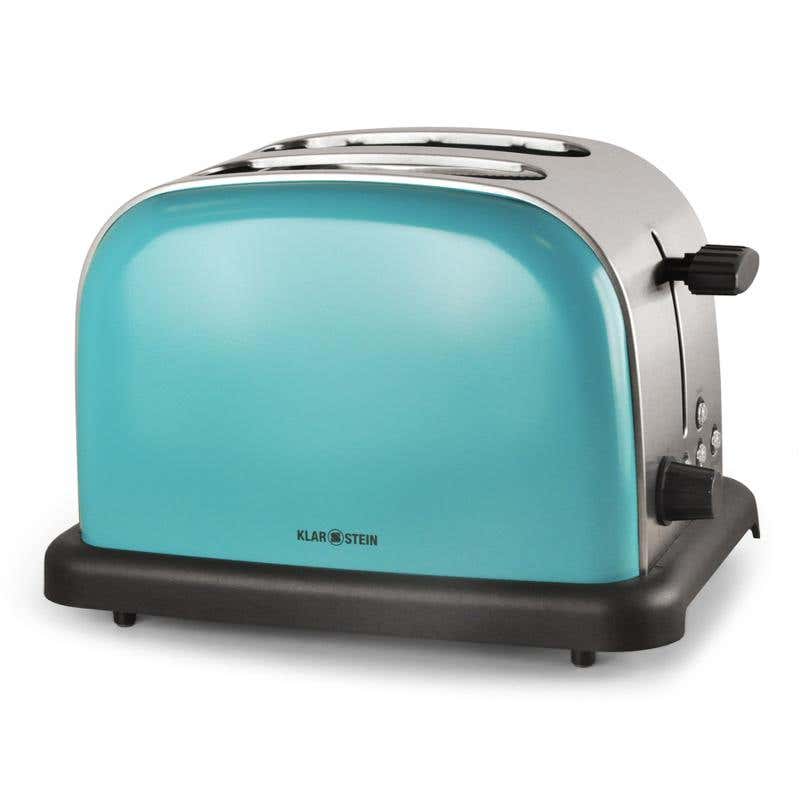 Klarstein Dubbele Broodrooster Turquoise