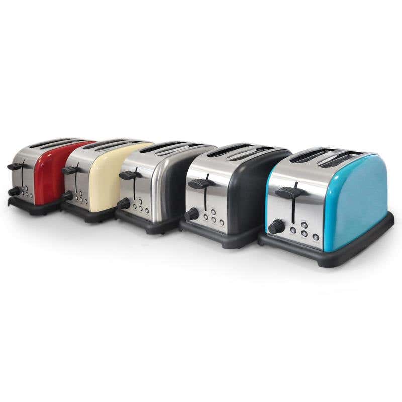 Klarstein Dubbele Broodrooster 1000W creme