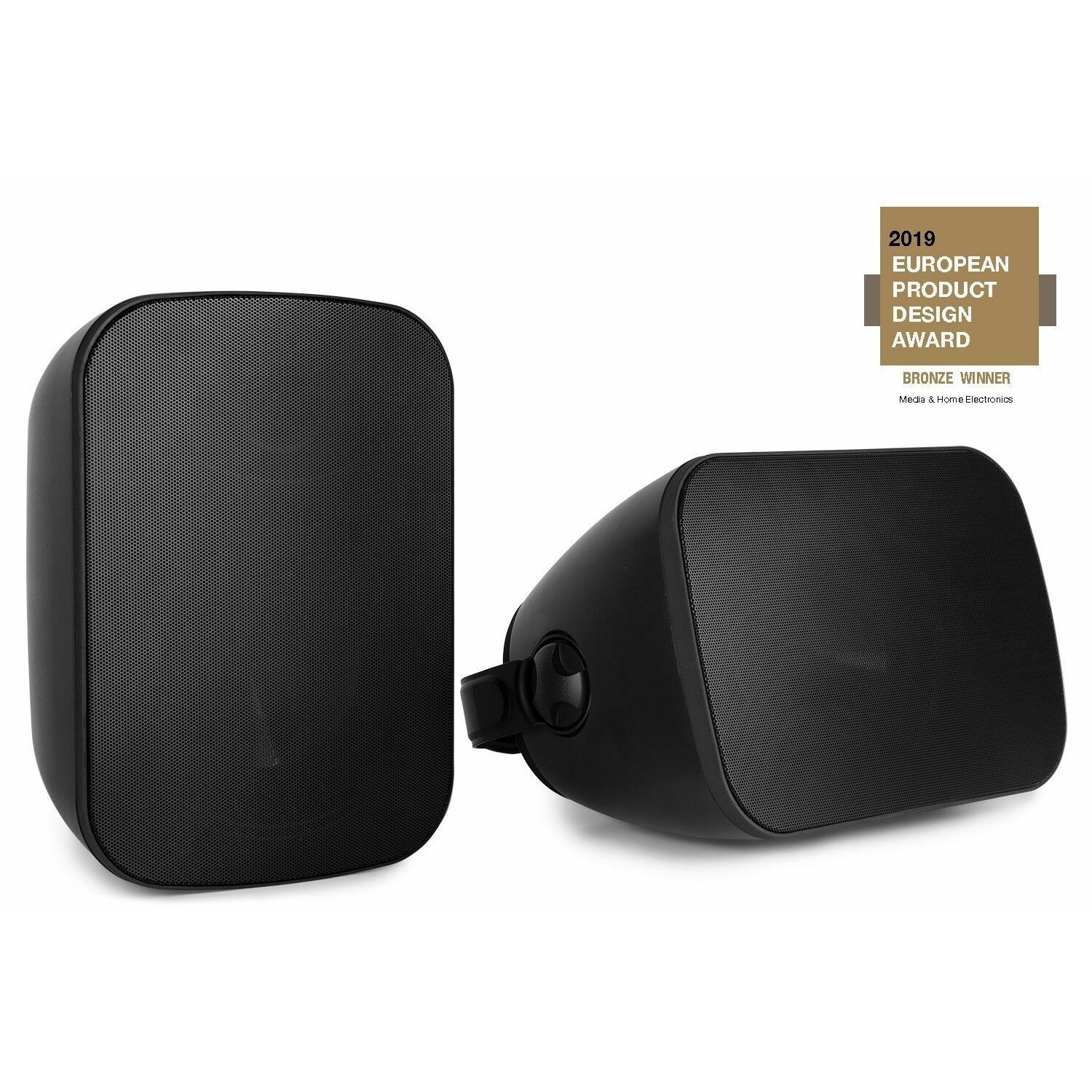 Retourdeal - Power Dynamics BD50B in/outdoor speakerset 120W - Zwart
