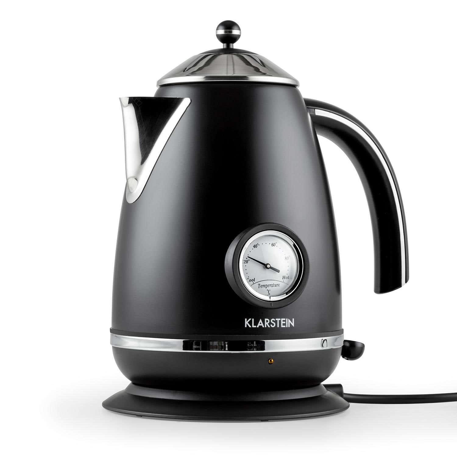 Klarstein Aquavita Chalet Waterkoker Mat Zwart