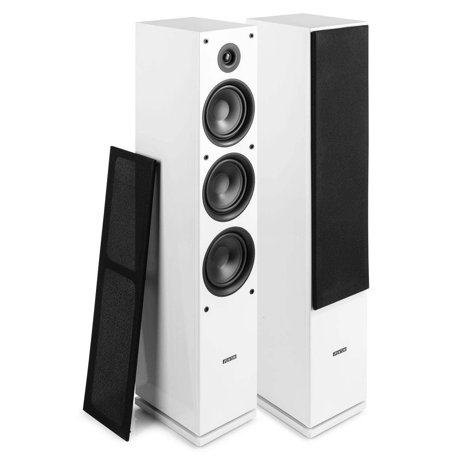 Retourdeal - Fenton SHF80W hifi speakers 3x 6.5" - 500W - Wit