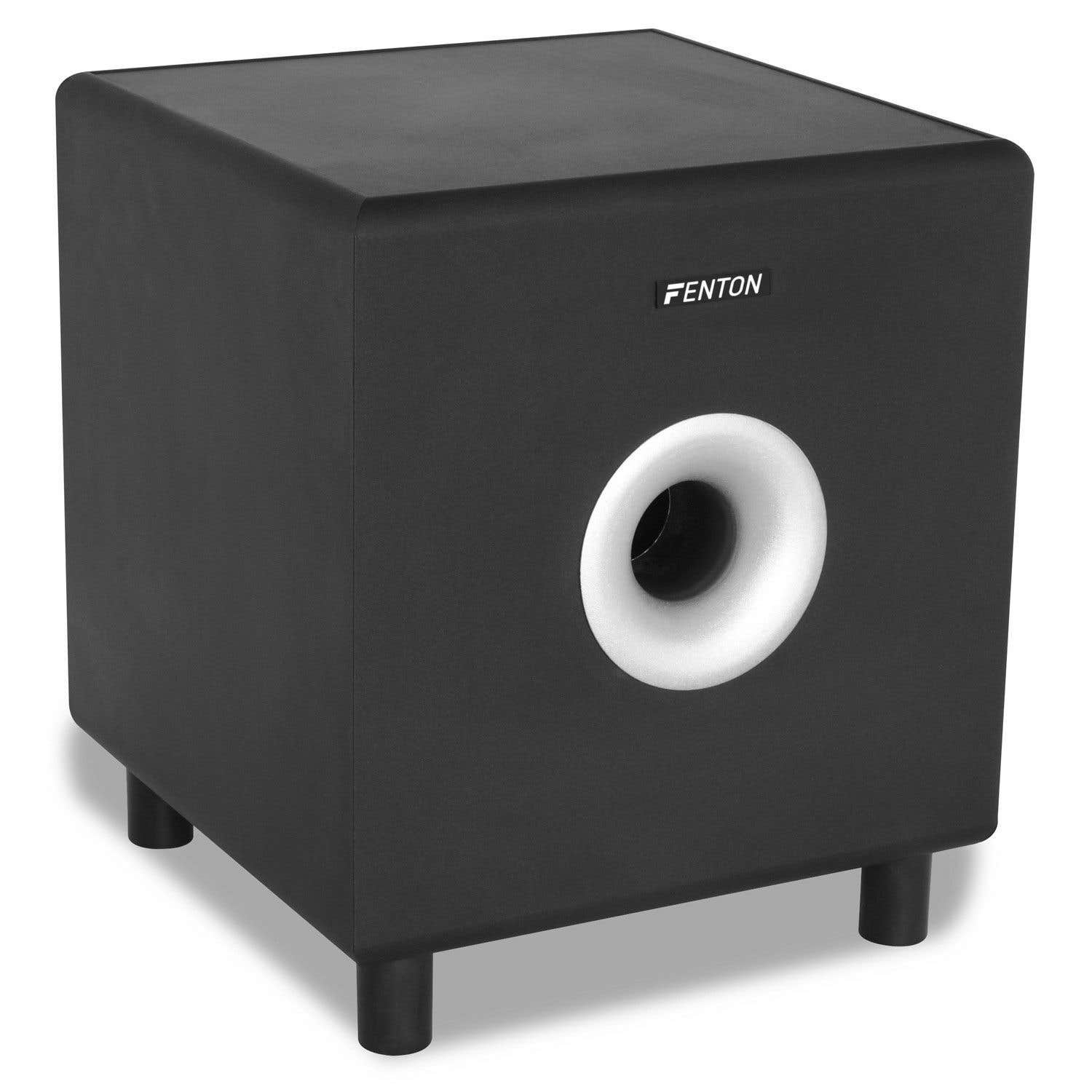 Retourdeal - Fenton Actieve 8" HiFi Subwoofer - Zwart