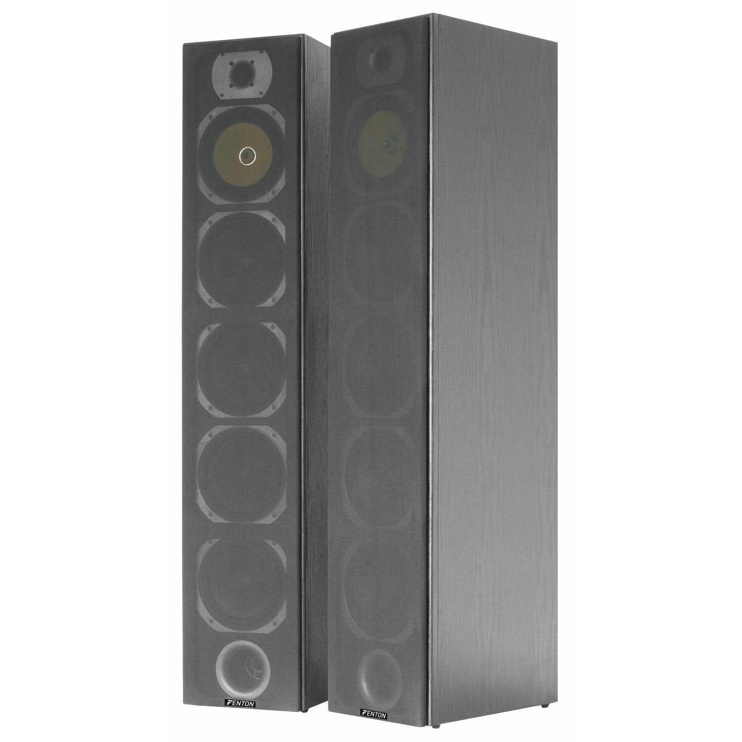 Retourdeal - 600 watt 4-weg vloerstaande speaker set SHFT57B