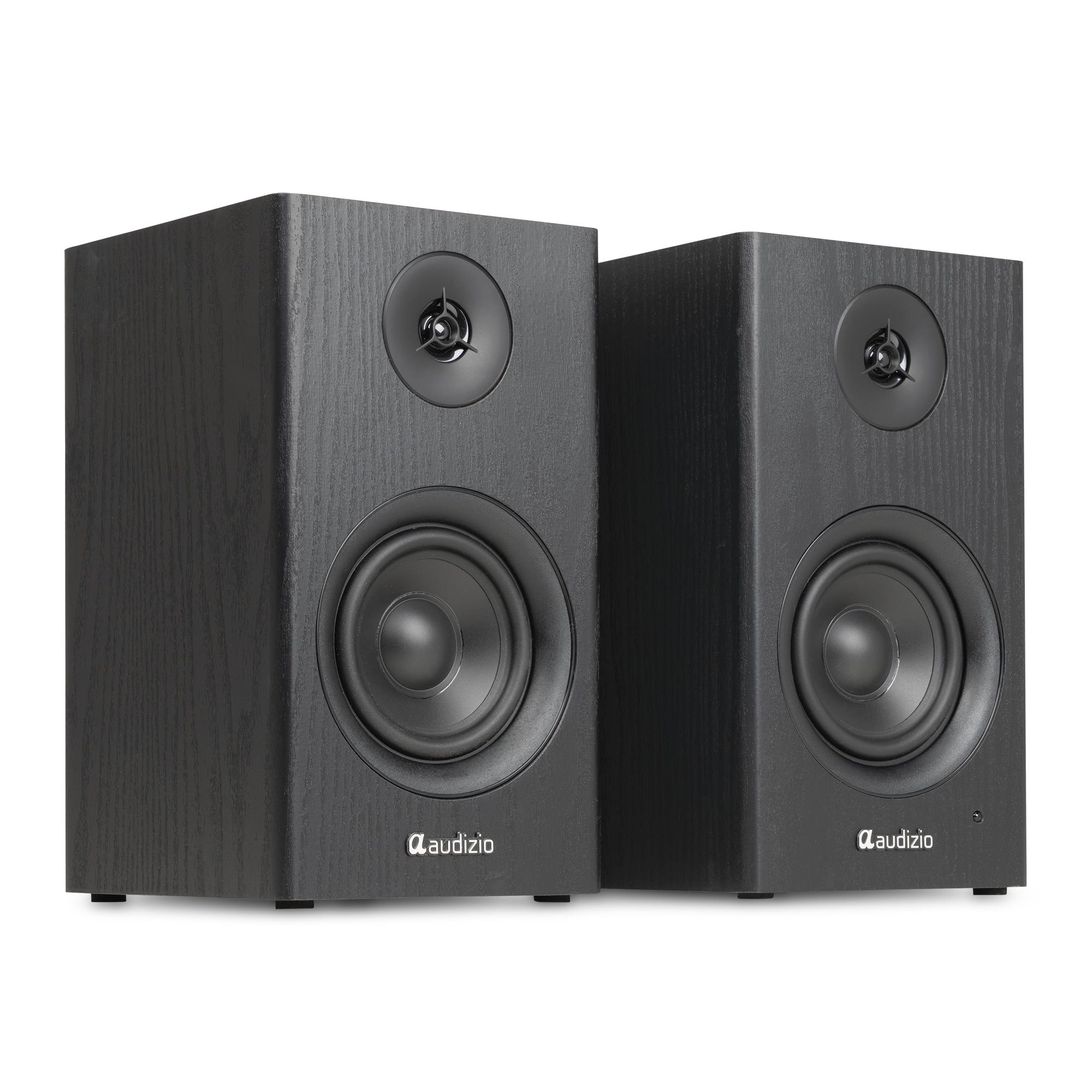 Audizio BS15 Boekenplank speakers - HiFi speakers - Actieve speakerset met Bluetooth - 60W - Zwart