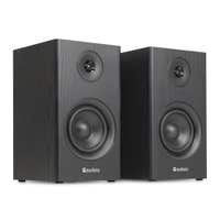 Retourdeal - Audizio BS15 Boekenplank speakers - HiFi speakers - Actieve speakerset met Bluetooth - 60W - Zwart