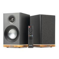 Audizio KS12 actieve HiFi luidsprekerset - HDMI en Bluetooth - Warmwit ambient light - 80W - Zwart