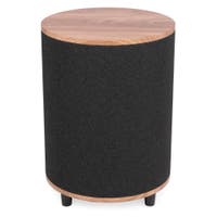 Audizio SW60R ronde actieve subwoofer - Down-firing systeem - 6.5 inch - 120W - Houten meubeldesign