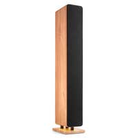 Retourdeal - Audizio Arco HiFi speaker - Vloerstaande speaker - Tower speaker met 4 inch woofers - 160W - Houtlook