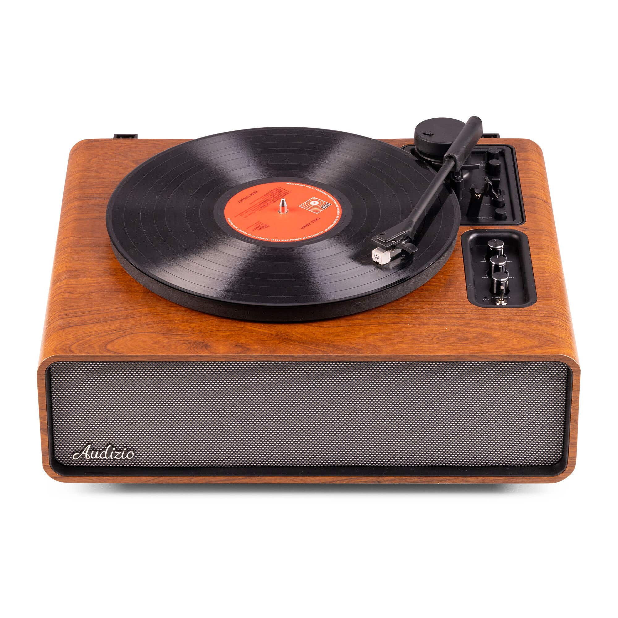 Audizio Laredo premium platenspeler - HiFi platenspeler Bluetooth in/out - LP speler - Houtlook