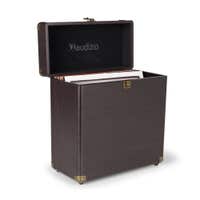 Retourdeal - Audizio RC32 Vinyl Platenkoffer voor max 30/35 platen - Donkerbruin