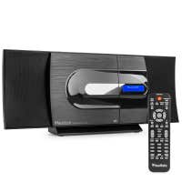 Retourdeal - Audizio Tours DAB stereo set met CD speler, Bluetooth, FM radio en mp3 speler - 80W - Zwart
