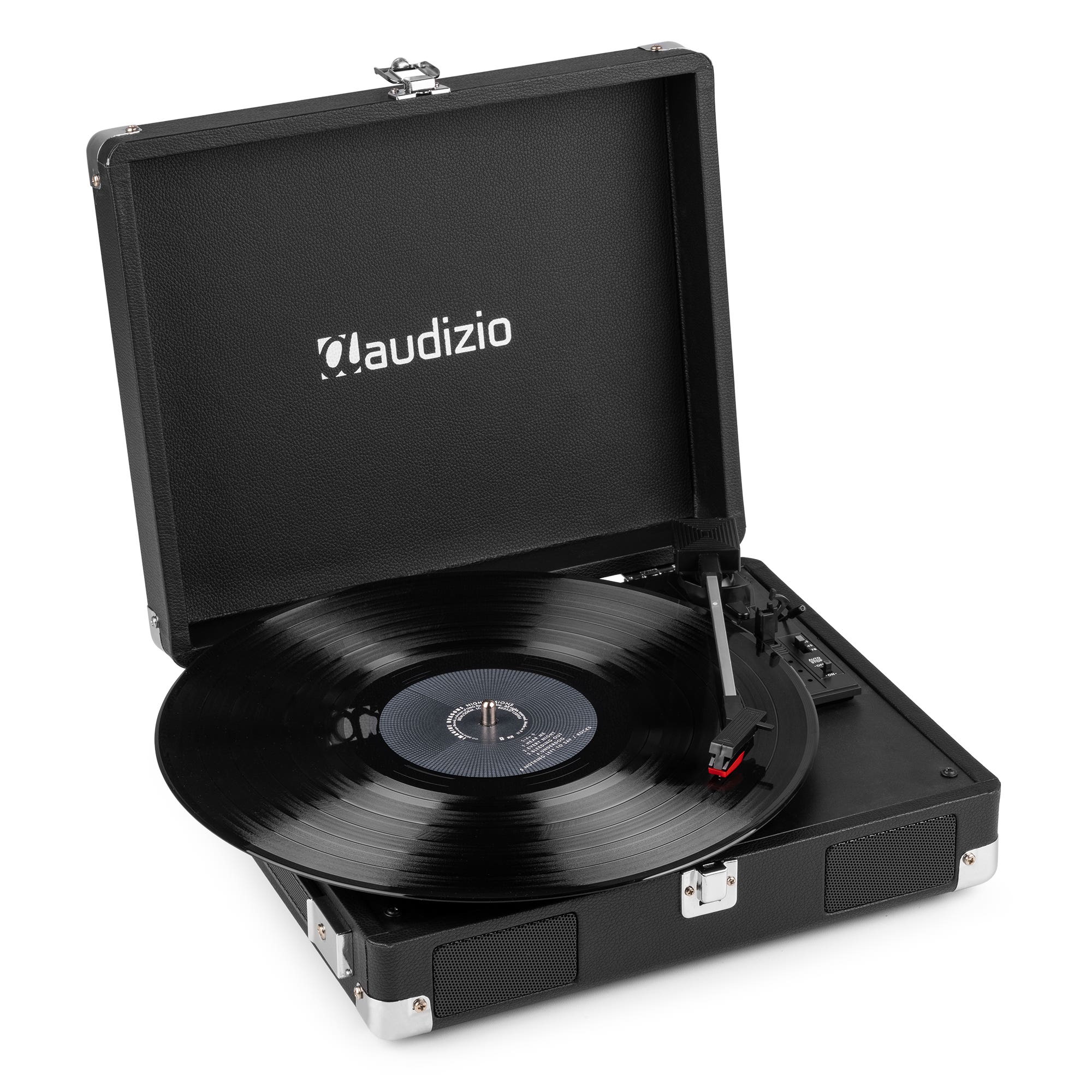 Audizio RP111BK platenspeler met boxen - Platenspeler retro - LP