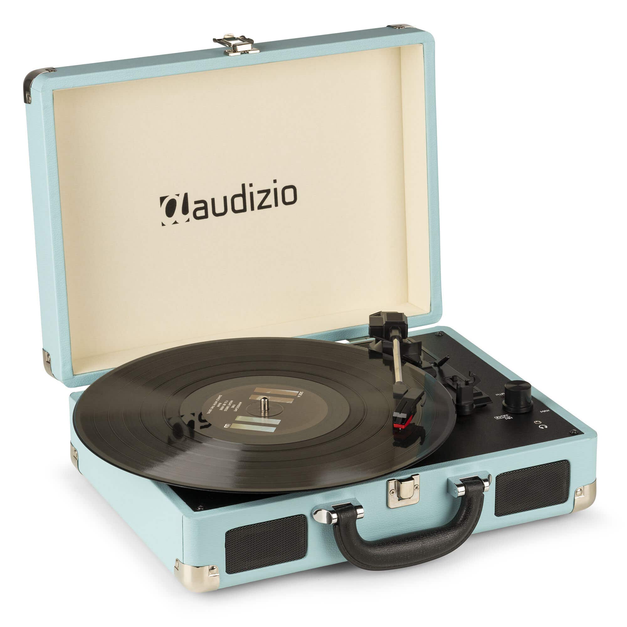 Retourdeal - Audizio RP114BL - Retro platenspeler in blauwe koffer -