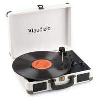 Audizio RP116CR retro platenspeler met Bluetooth in/out - Platenspeler in koffer - Crème
