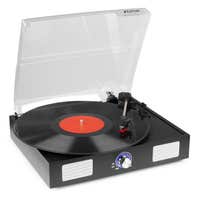 Fenton RP108B retro platenspeler met ingebouwde speakers - zwart