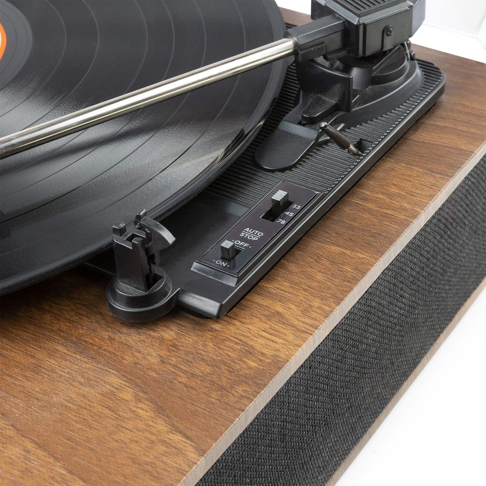 Fenton RP115G platenspeler met Bluetooth en USB - Crème kopen