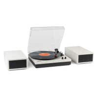 Retourdeal - Fenton RP165M stereo platenspeler met Bluetooth en speakers - Marmer
