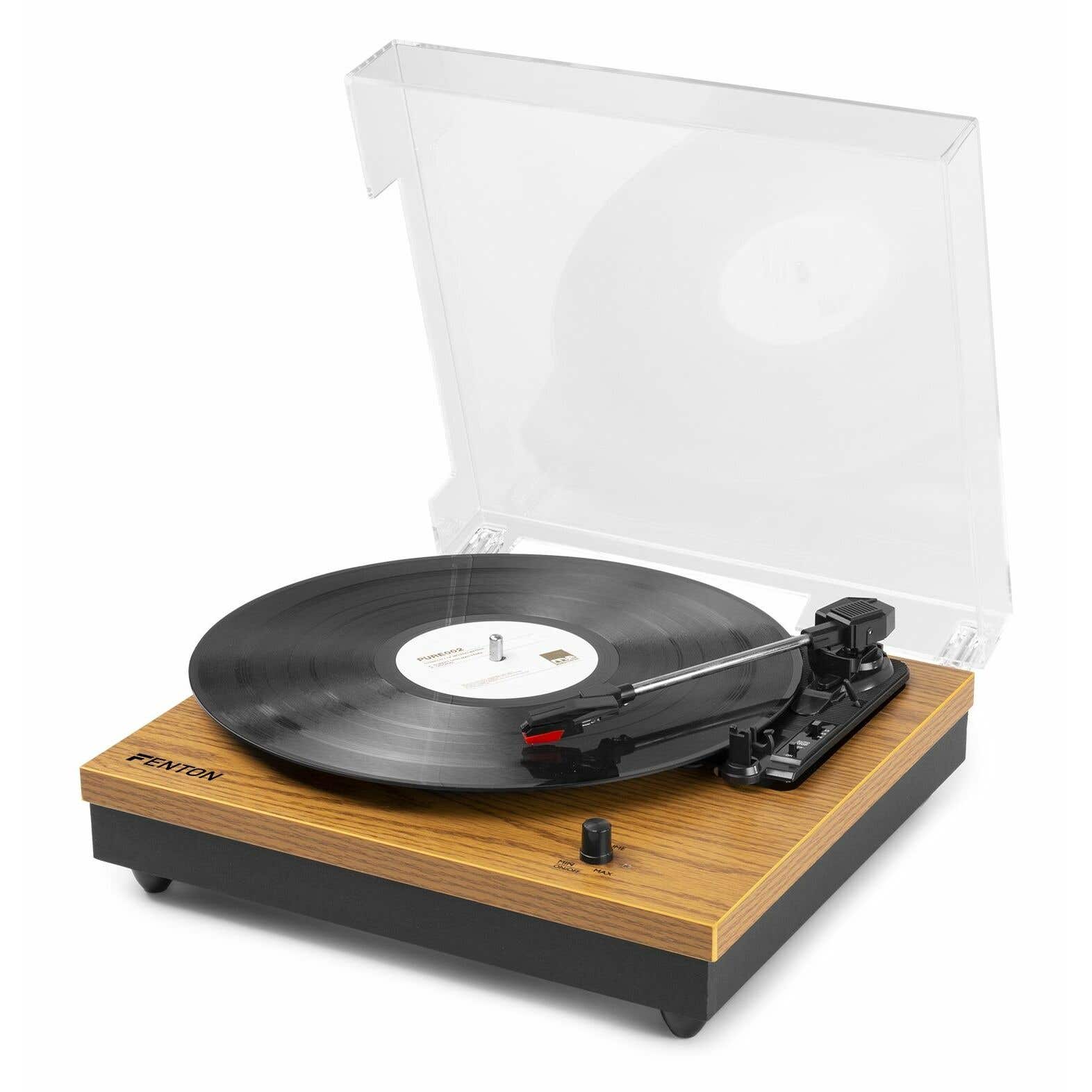 Retourdeal - Fenton RP112L platenspeler met Bluetooth en ingebouwde