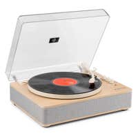 Fenton RP162S hifi retro platenspeler met Bluetooth in/out en speakers - Beige
