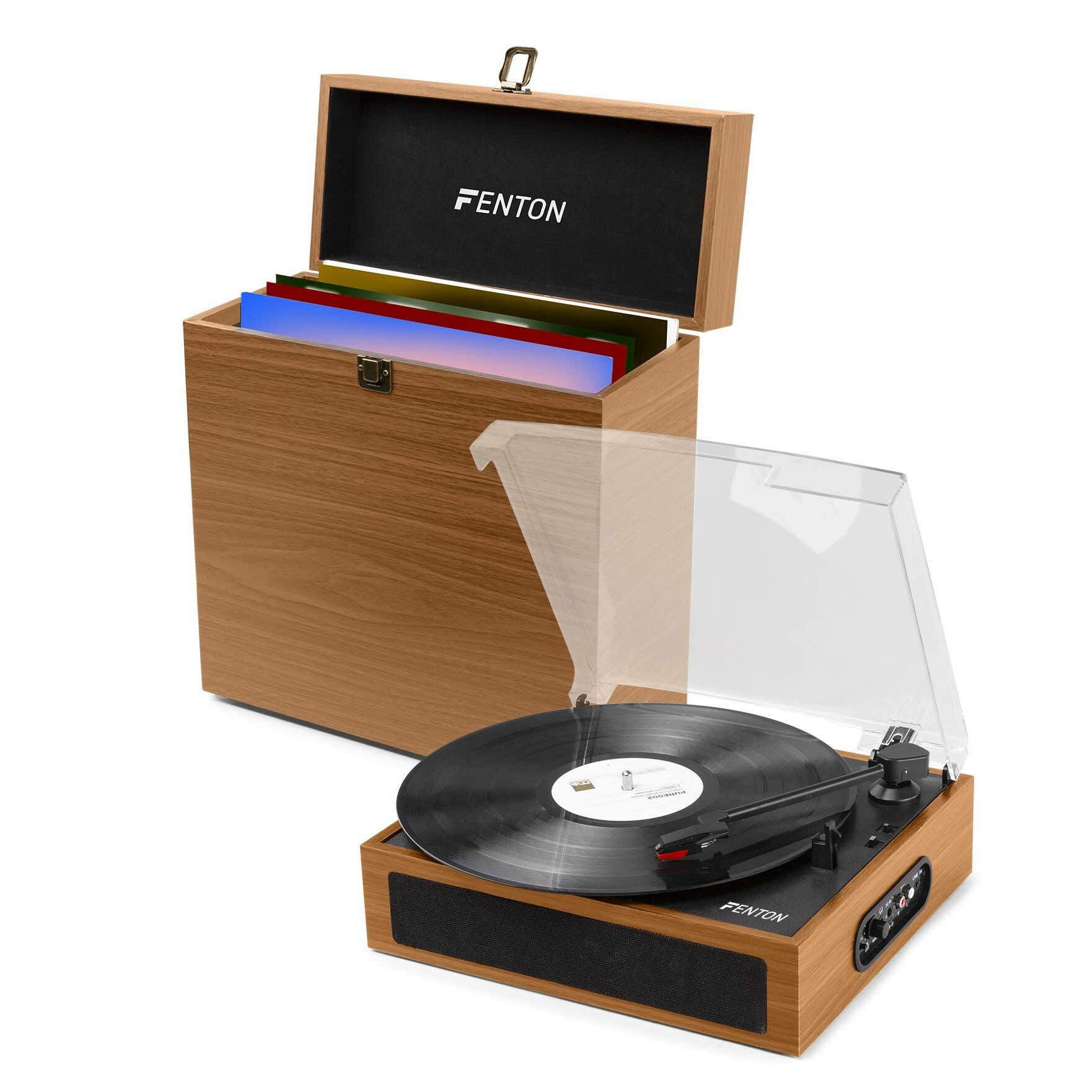 Retourdeal - Fenton RP170L platenspeler met Bluetooth en bijpassende