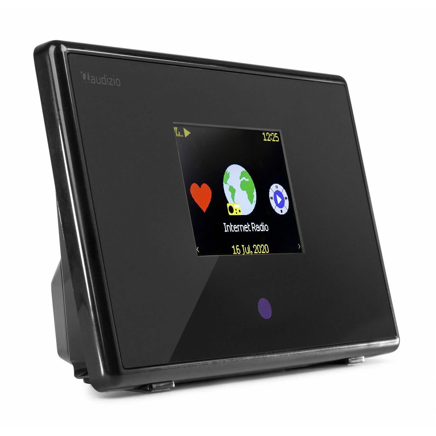 Audizio Turin Bluetooth adapter met internet radio - Wifi & LAN - Zwart