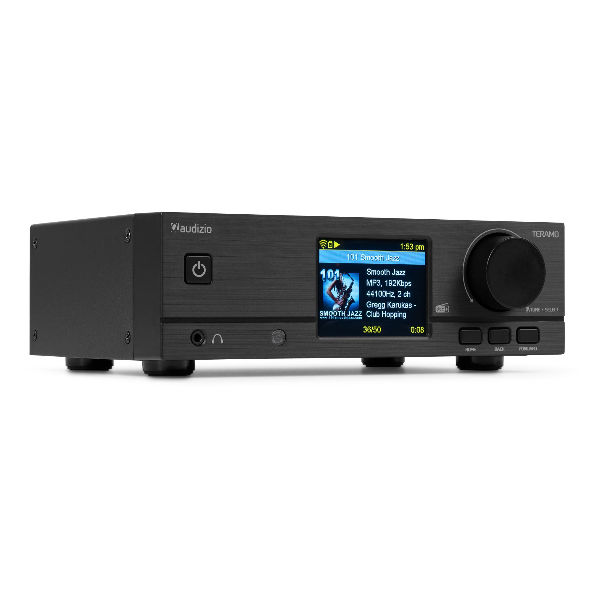 Audizio Teramo internetradio - Tuner met DAB radio, FM en Bluetooth - WiFi play - Zwart