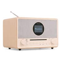 Audizio Lucca stereo DAB radio met cd speler, internetradio, Bluetooth en mp3 speler - Crème