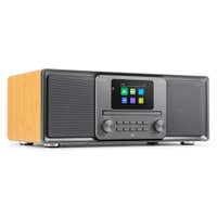 Retourdeal - Audizio Palmi DAB radio - Radio met CD speler - Bluetooth - DAB+ en FM - Bamboe