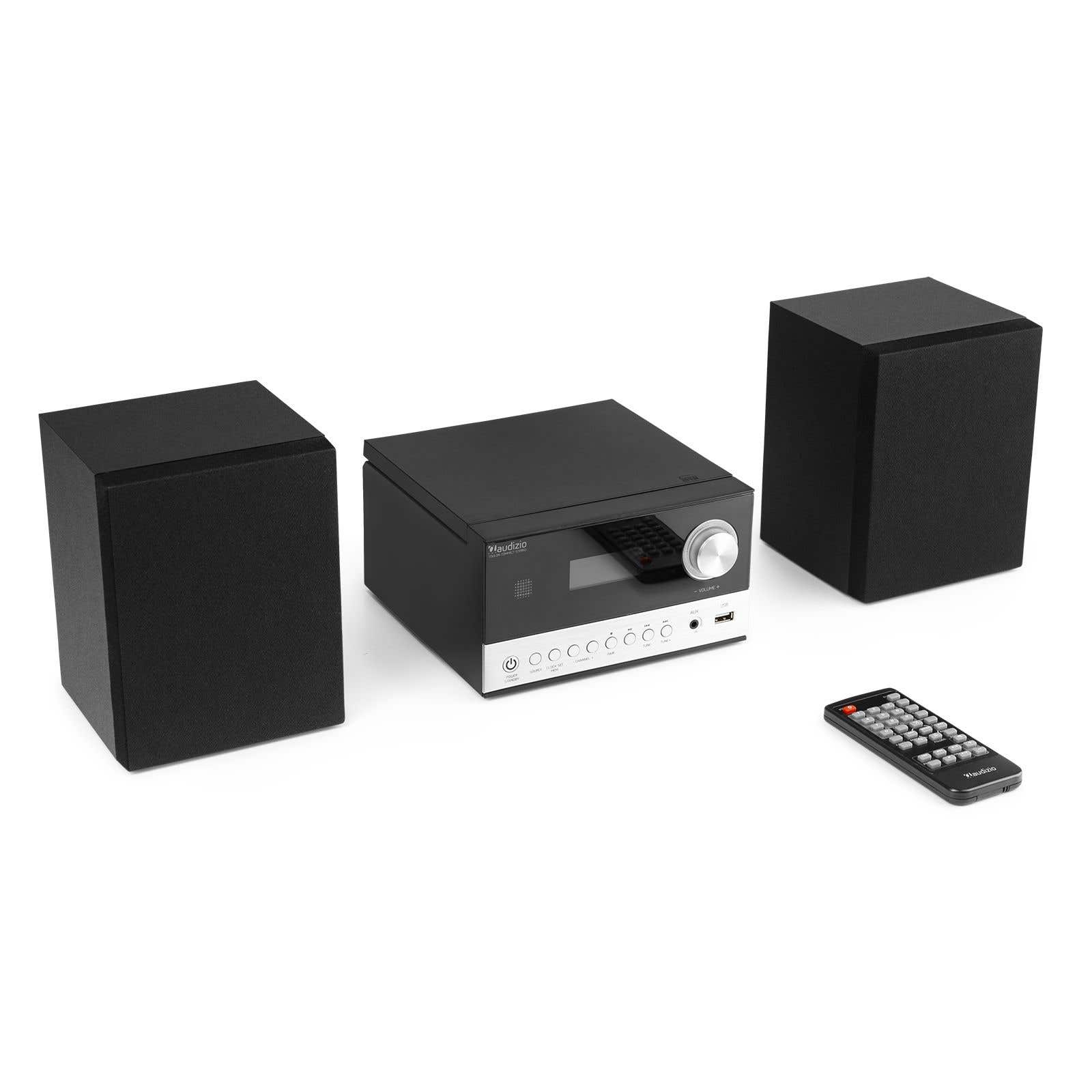 Retourdeal - Audizio Toulon Bluetooth stereo set met CD speler, mp3 en