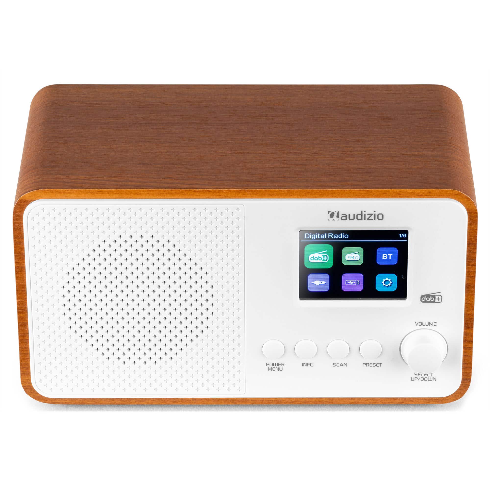 Audizio Avio DAB radio - Radio met FM, DAB+, Bluetooth en USB - Wit