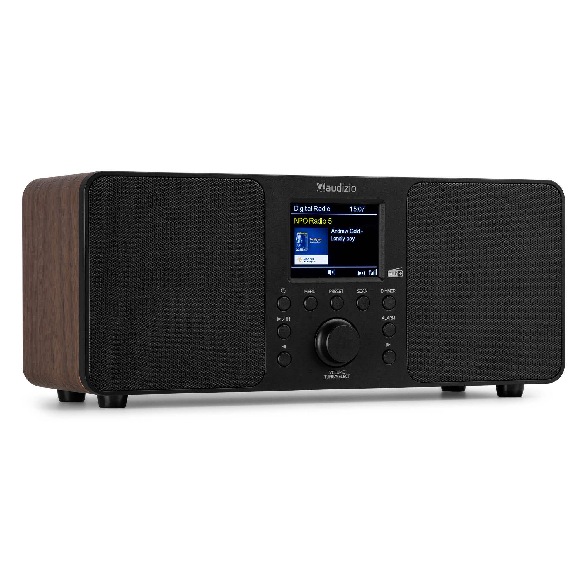 Retourdeal - Audizio Genua DAB radio - DAB+ radio met Bluetooth &