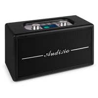 Audizio Tune60 retro radio - Bluetooth radio met DAB+ en FM - Vintage radio draagbaar - Zwart