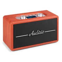 Audizio Tune60 Retro speaker - Bluetooth speaker - Draadloze speaker met afstandsbediening - Kers