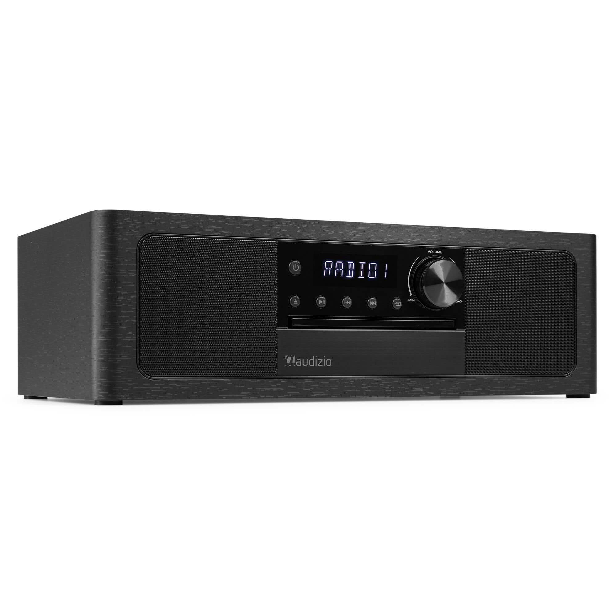 Retourdeal - Audizio Lunata premium DAB radio - Radio met CD speler en Bluetooth - High-end speakers - Zwart