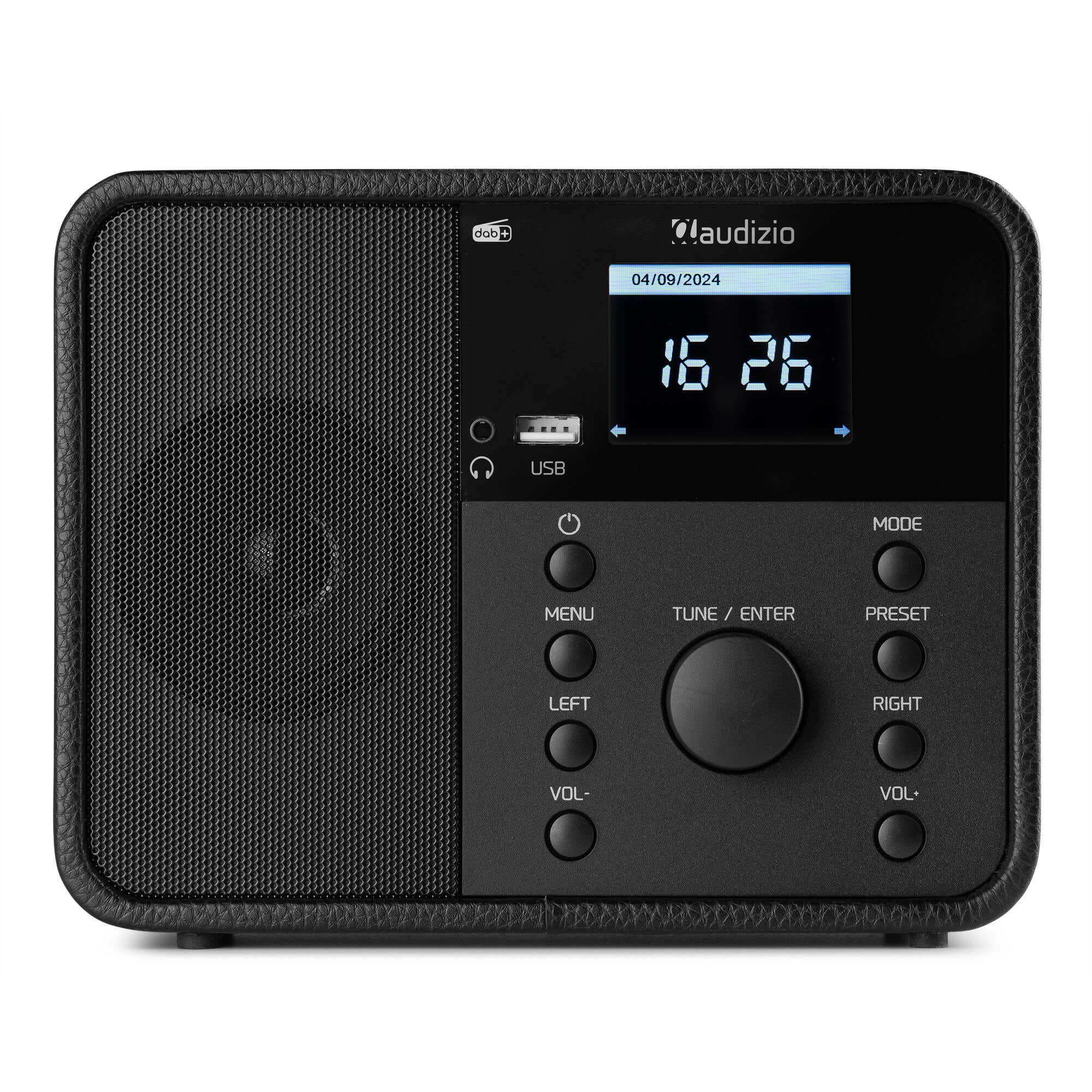 Audizio Nardo - DAB+ en internetradio met Bluetooth en FM - incl. afstandsbediening - Zwart