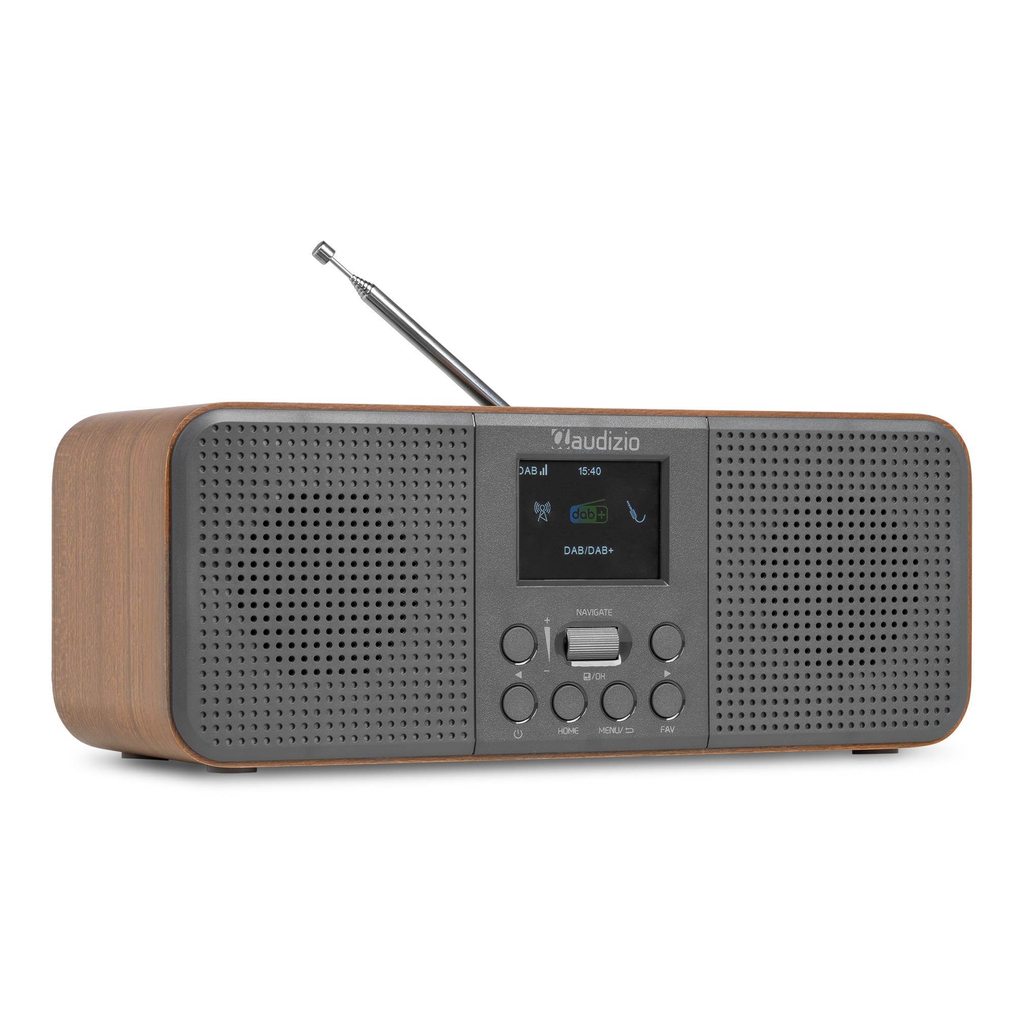 Audizio Bucine WiFi internetradio - FM en DAB radio - Radio met Bluetooth en auto scan - Donkergrijs