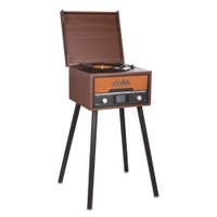 Audizio Modesto platenspeler op poten - Retro platenspeler - Bluetooth, DAB en FM radio - Koper