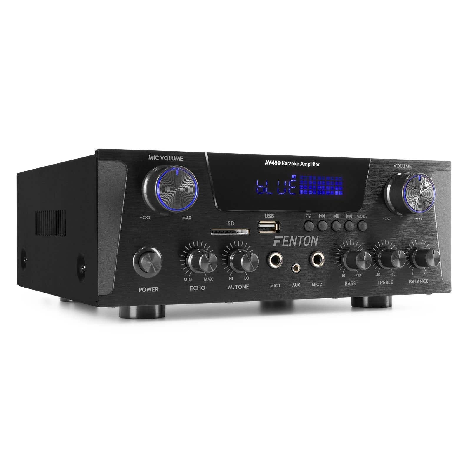 Retourdeal - Fenton AV430B Stereo versterker met Bluetooth - HiFi