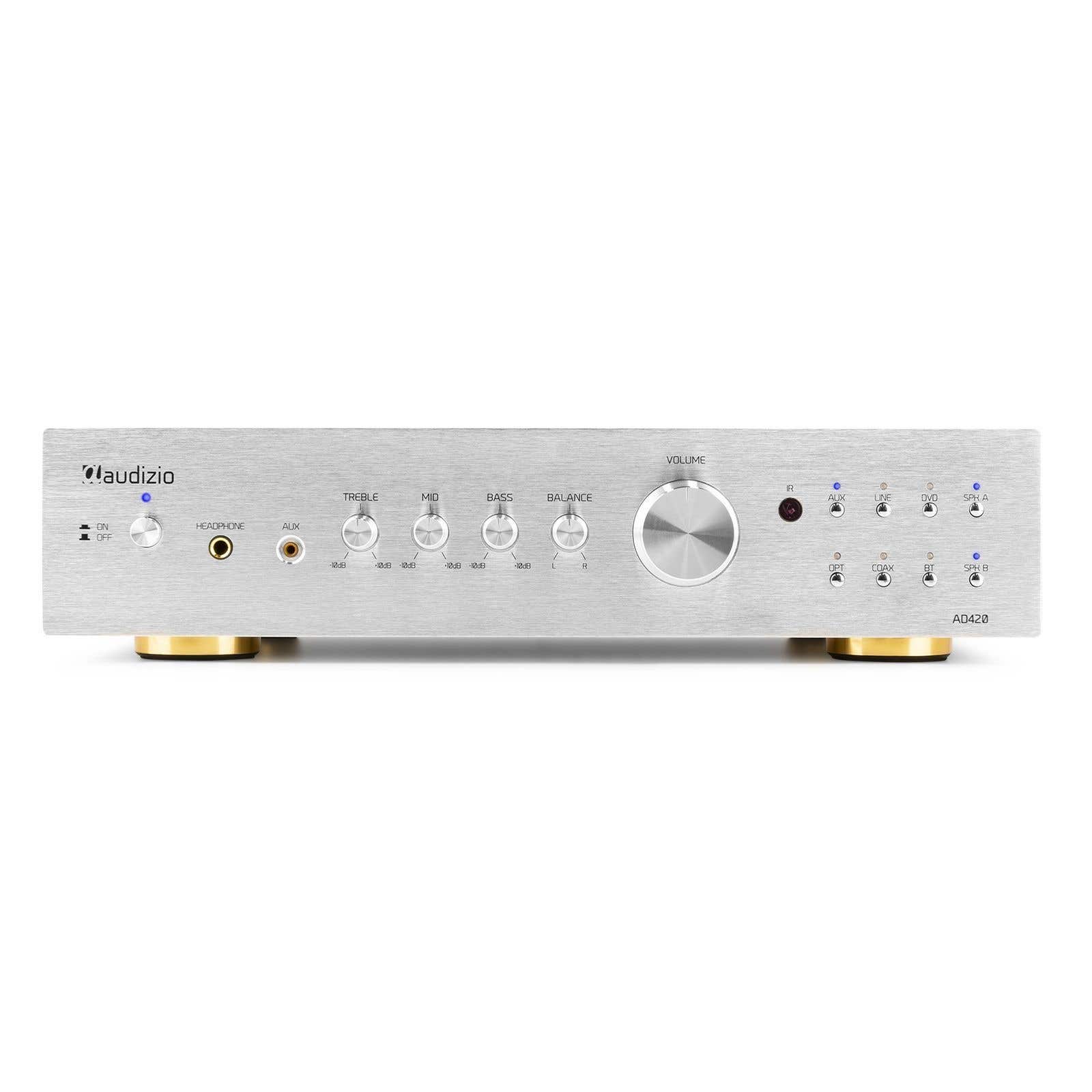 Retourdeal - Audizio AD420A stereo versterker - 4-kanaals hifi