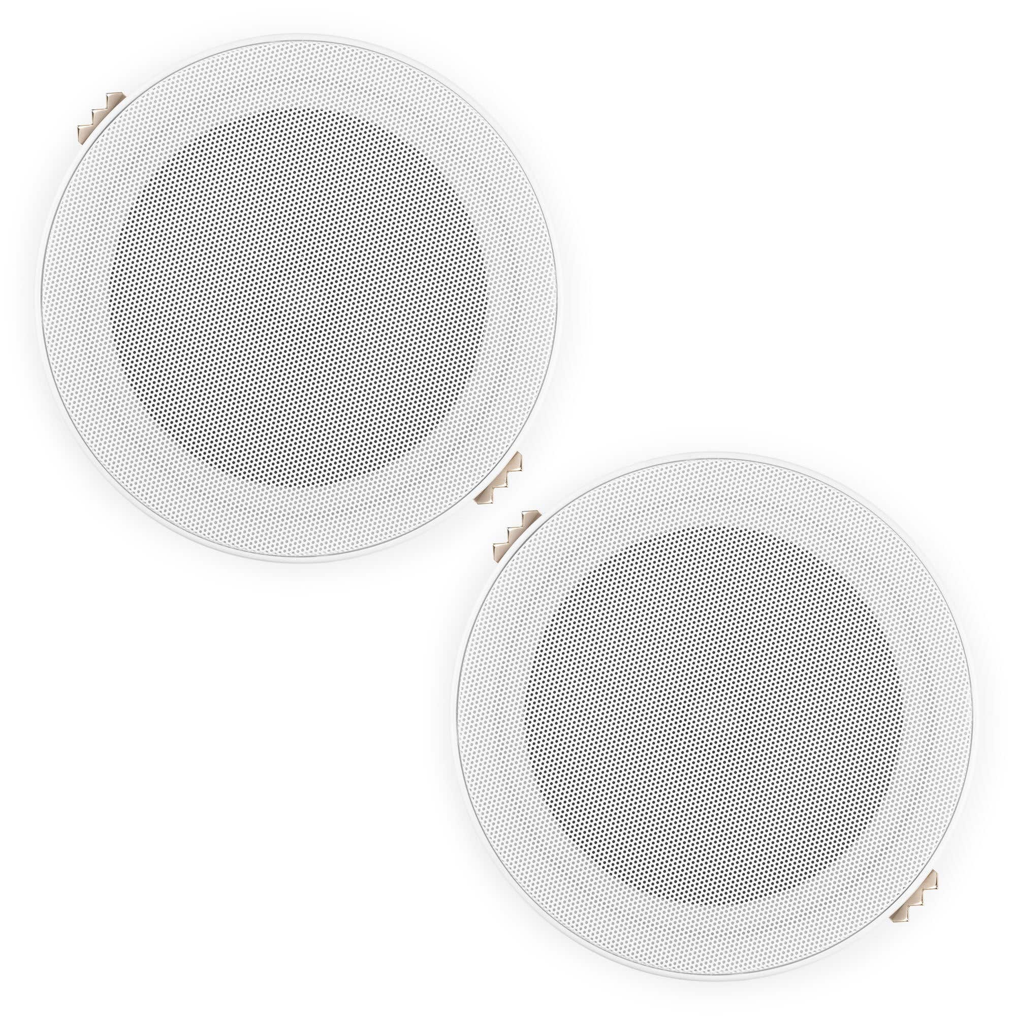 Retourdeal - Power Dynamics MSLP50 Marine Speaker Set - 2x waterdichte speakers low profile - 5 Inch - 80W - Wit