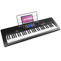 MAX Rhapsody61M keyboard piano met 61 aanslaggevoelige toetsen - Met mp3 speler en MIDI